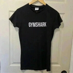 Gymshark Womens Black Short Sleeve Sz s